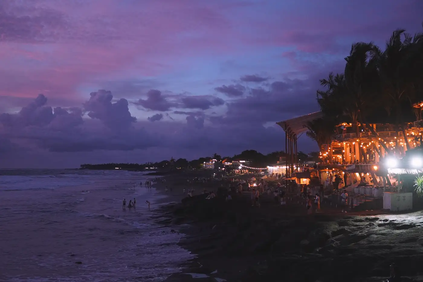 Dusk beach